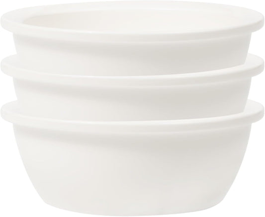 3 PCS Replacement Ceramic cat Bowls with 4.7in/12cm Outer Diameter, Microwave and Dishwasher Safe