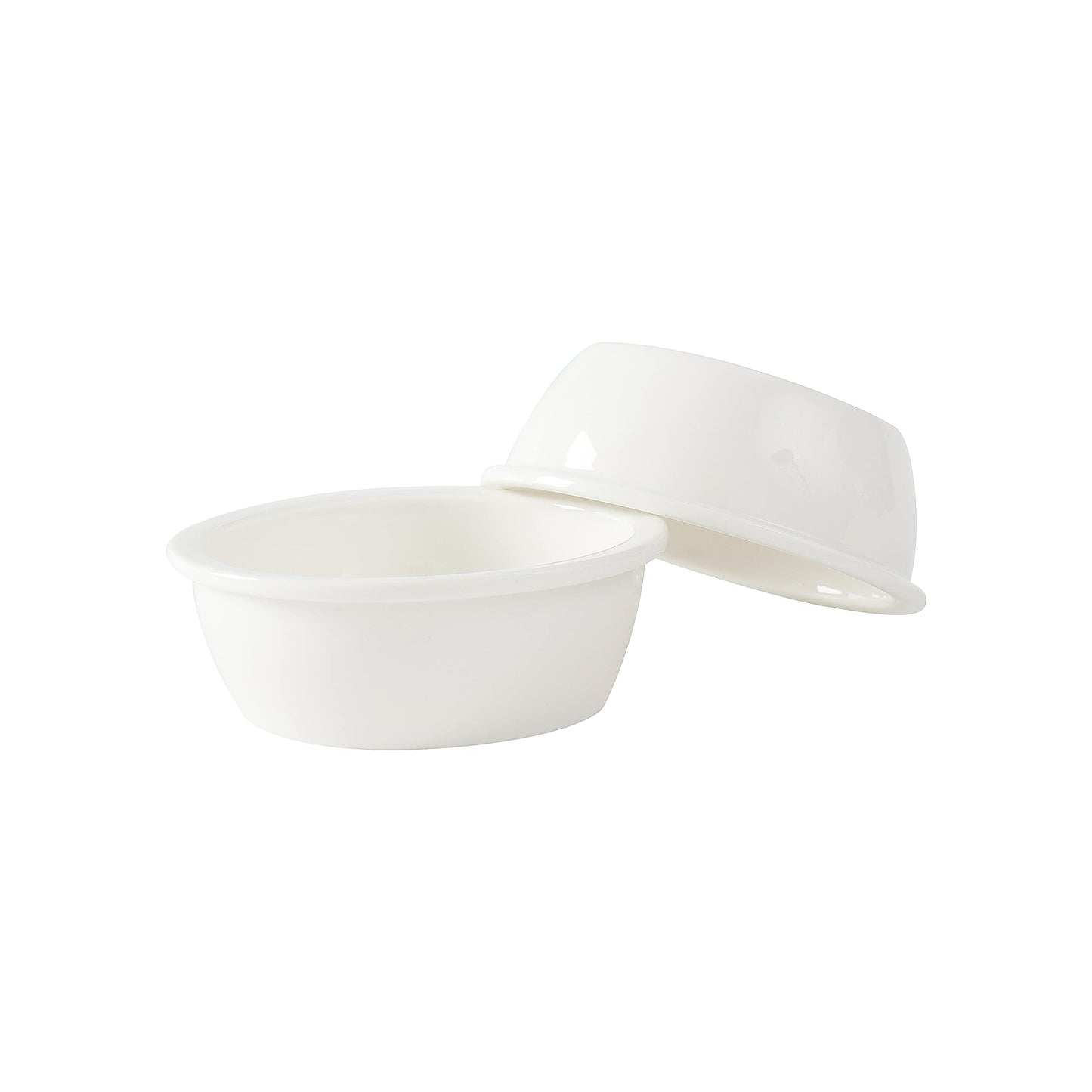 2 PCS Replacement Ceramic cat Bowls with 5.5in/14cm Outer Diameter, Microwave and Dishwasher Safe