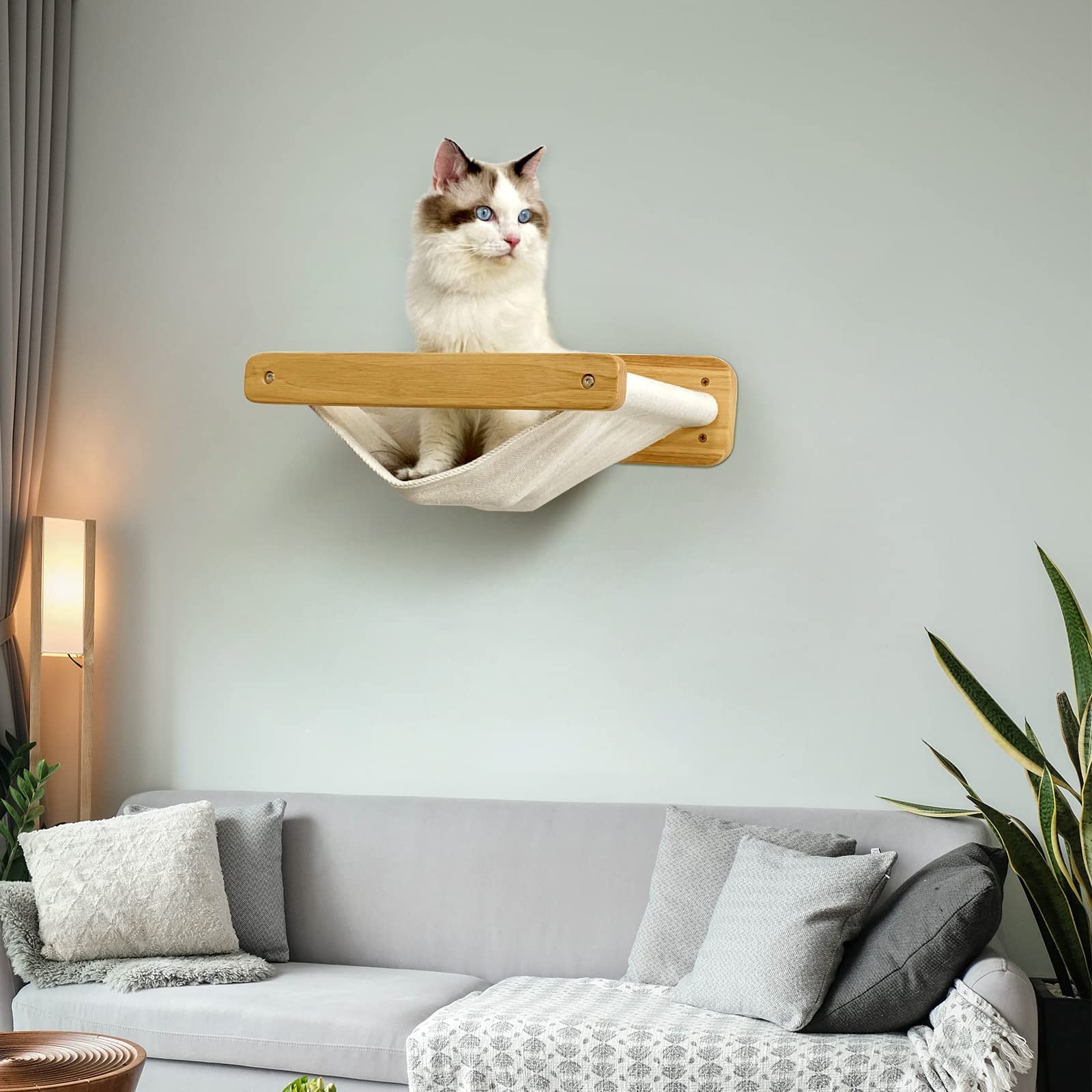 Cat Hammock Wall Mounted Large Cats Shelf 2024 - Modern Beds and Perches -